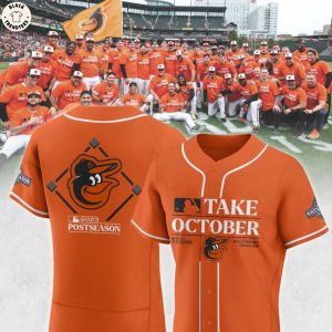 Take October Baltimore Orioles 2023 Postseason Orioles Logos And Mascots Baseball Jersey