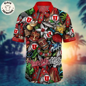 TRENDING Utah Utes NCAA2 Flower Hawaiian Shirt