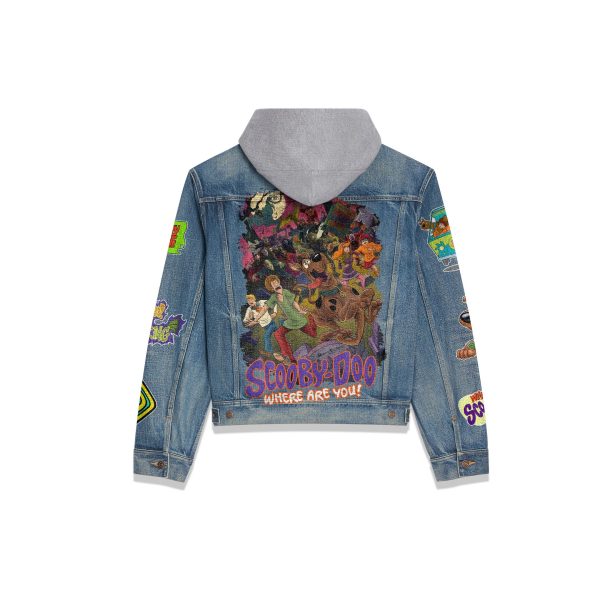 Scooby Doo Where Are You Hooded Denim Jacket