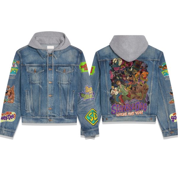 Scooby Doo Where Are You Hooded Denim Jacket