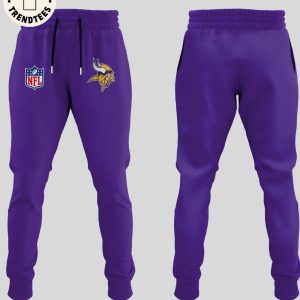 2022 NFC North Division Champions Playoffs Nike Logo Purple Hoodie And Pants