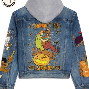A Spooky Find With Scooby-Doo Vibe Hooded Denim Jacket
