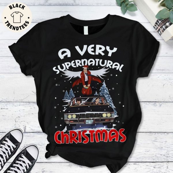 A Very Supernatural Christmas Car Design Pajamas Set