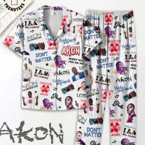Akon The Superfan Tour Pijamas Set