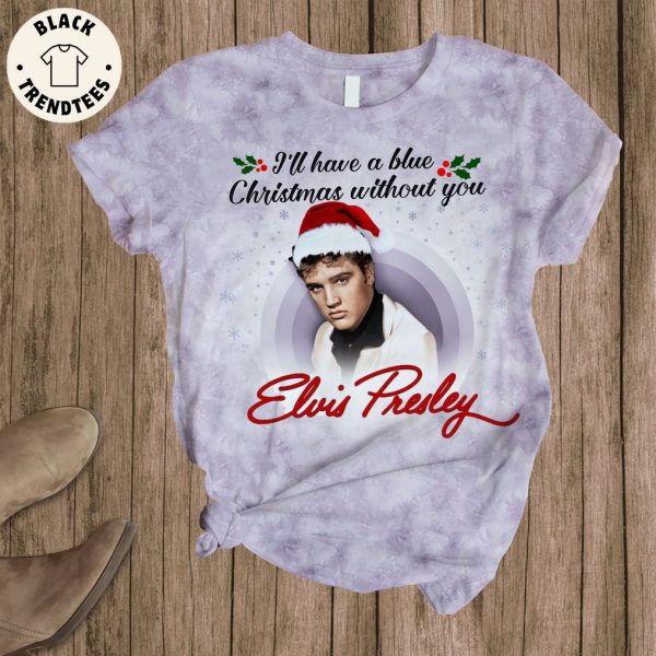Always Elvis Blue Christmas Lyrics Pijamas Set