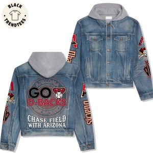 Arizona Diamondback Chase Field With Arizona Hooded Denim Jacket