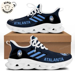 Atalanta Blue Mesh Striped Design Max Soul shoes