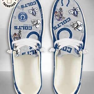 AVAILABLE NFL Indianapolis Colts Custom Name Hey Dude Shoes