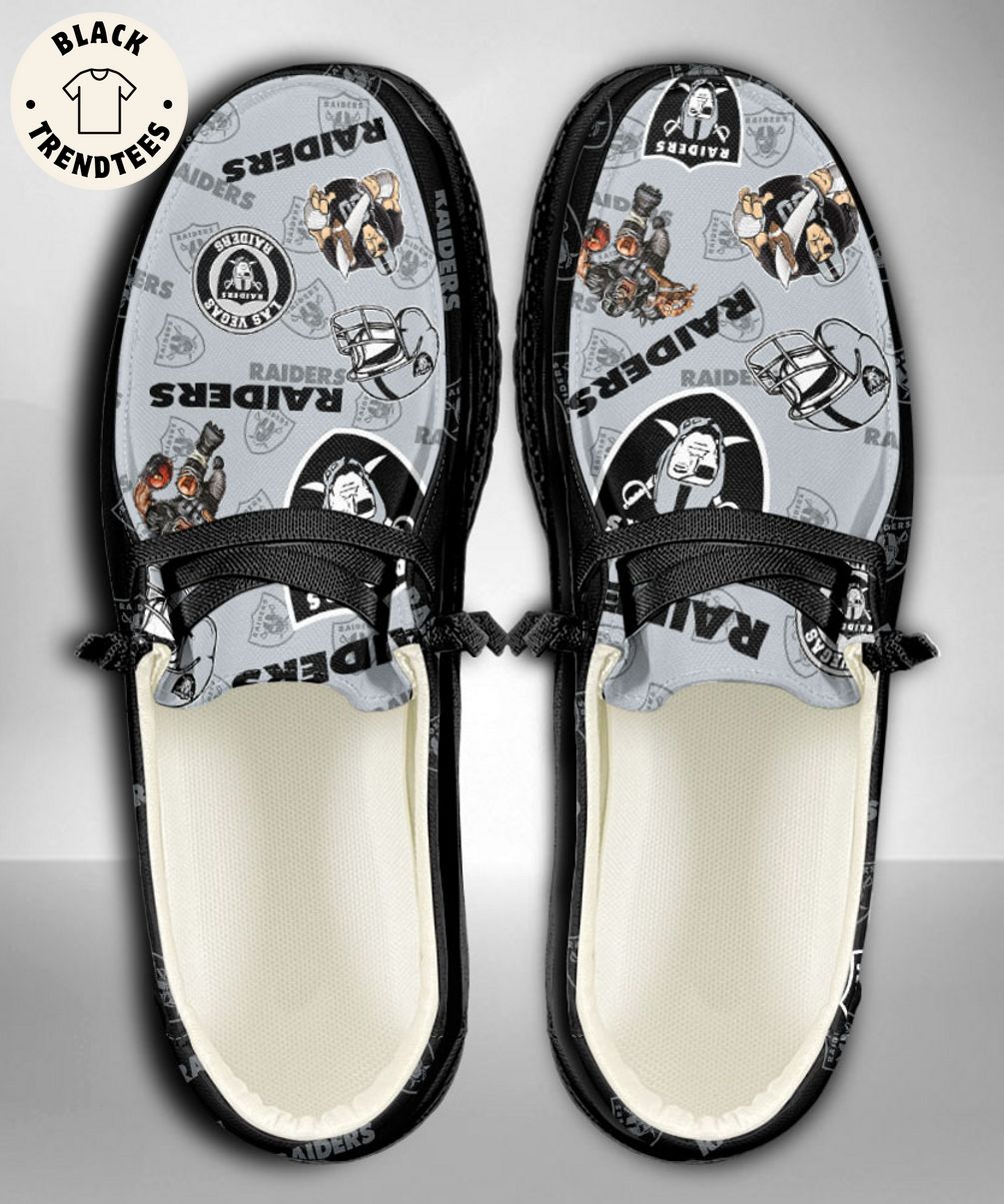 I Love The Las Vegas Raiders NFL Womens Shoes