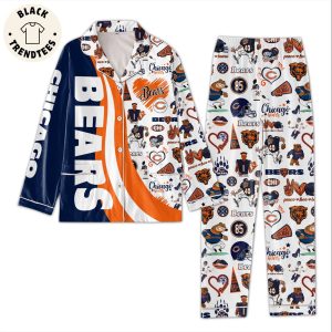 Bears Chicago Mascot Design Pajamas Set