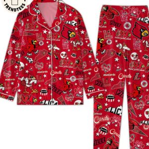 BEST Carcls Gocards Ville Lic4 Mascot Design Red Pijamas Set