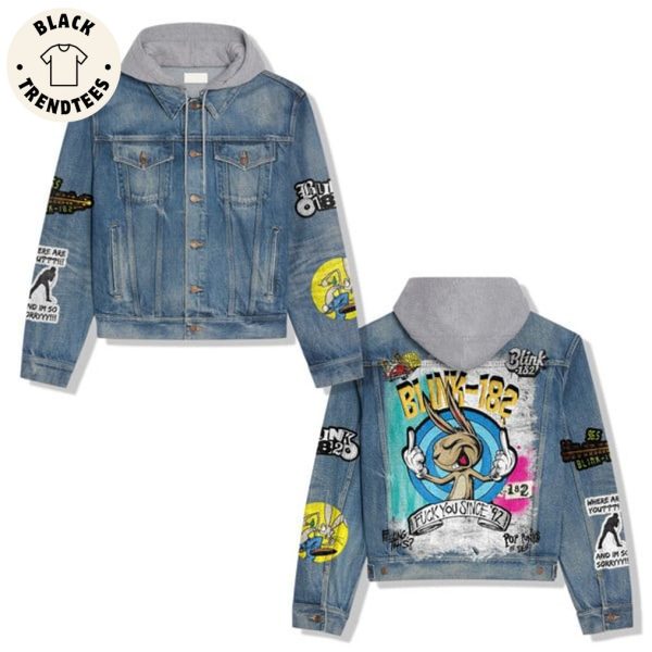 Blink – 182 Fuck You Since 92 Design Hooded Denim Jacket