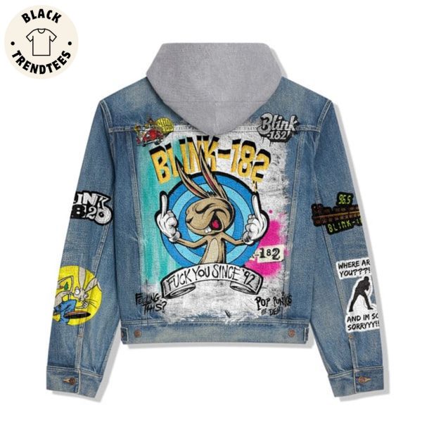 Blink – 182 Fuck You Since 92 Design Hooded Denim Jacket