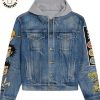 You Know Im A Dreamer Motley Criie But My Hearts Of Gold Hooded Denim Jacket