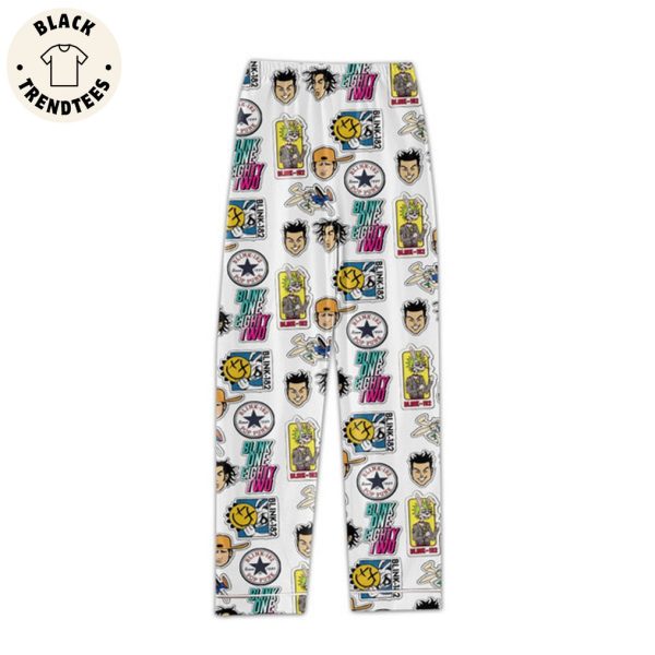 Blink – 182 You Had Me At Mascot White Design Pajamas Set