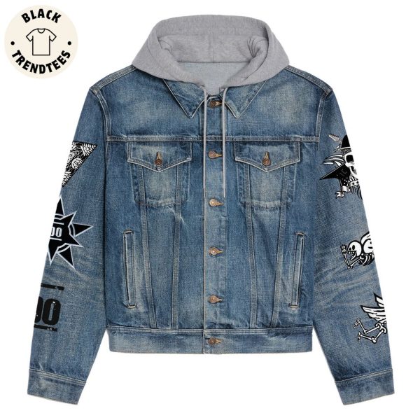 Bohse Onkelz Rock Band Design Hooded Denim Jacket