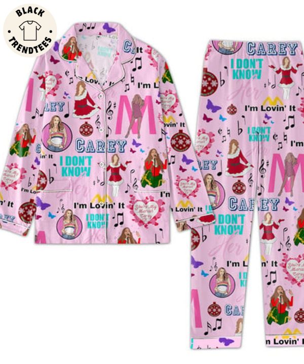 Carey I Dont Know Im Lovein It Pink Pijamas Set