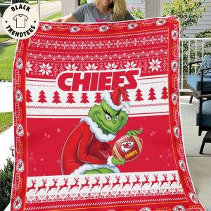 Chiefs Mascot Design Chritstmas Blanket