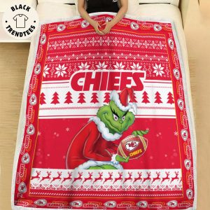 Chiefs Mascot Design Chritstmas Blanket