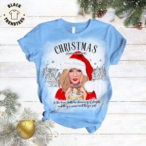 Christmas Taylors Version Merry Swiftmas Design Pajamas Set