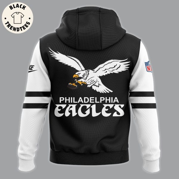 Coach Nicholas John Sirianni’s Philadelphia Eagles NFL Logo Black Design 3D Hoodie