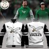 Coach Nicholas John Sirianni’s Philadelphia Eagles Mascot Design Baseball Jacket