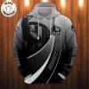Collingwood Football Club Mascot White Black Mixed Together On Sleeve Design 3D Hoodie