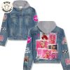 Coco Halloween Design Hooded Denim Jacket