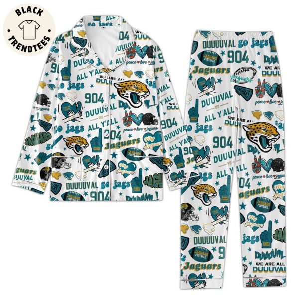 Duuuval Jaguars My Jaguar Tiger Design Pajamas Set