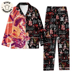 Eddie Van Halen R.I.P 1955-2020 Portrait Design Pajamas Set