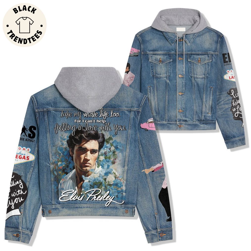 Elvis Presley Hooded Denim Jacket