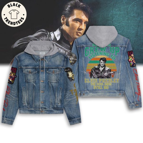 Elvis Presley The Cool Ones Still Do Hooded Denim Jacket