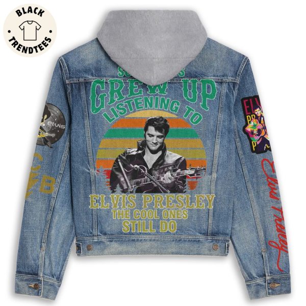 Elvis Presley The Cool Ones Still Do Hooded Denim Jacket