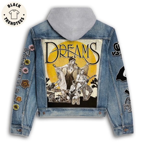 Fleetwood Mac Dreams Band Design Hooded Denim Jacket