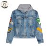 Evanecence Going Under Lyric Hooded Denim Jacket