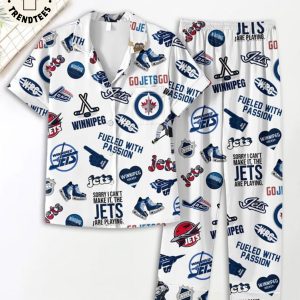 Fueled With Passion Winnipeg Hockey Pijamas Set