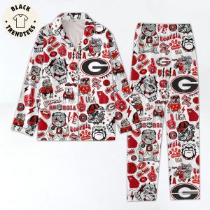 Glory Georgia Bulldog Cool Face Design Pijamas Set