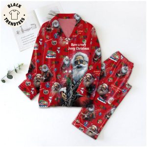 Have A Very Jerry Chritstmas Red Design Pajamas Set