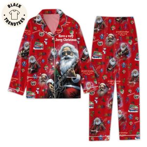 Have A Very Jerry Chritstmas Red Design Pajamas Set