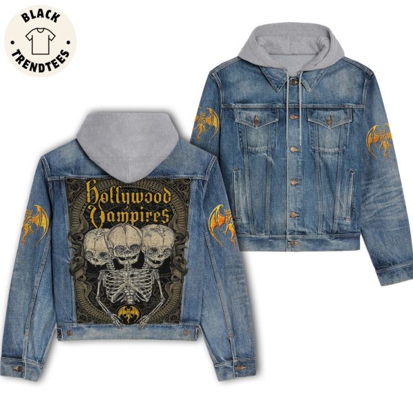 Hollywood Vampires Hooded Denim Jacket