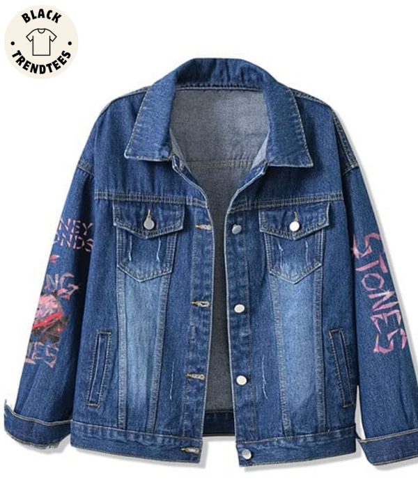 I Know Its Only Rock N Roll But I Like It Stones Hooded Denim Jacket