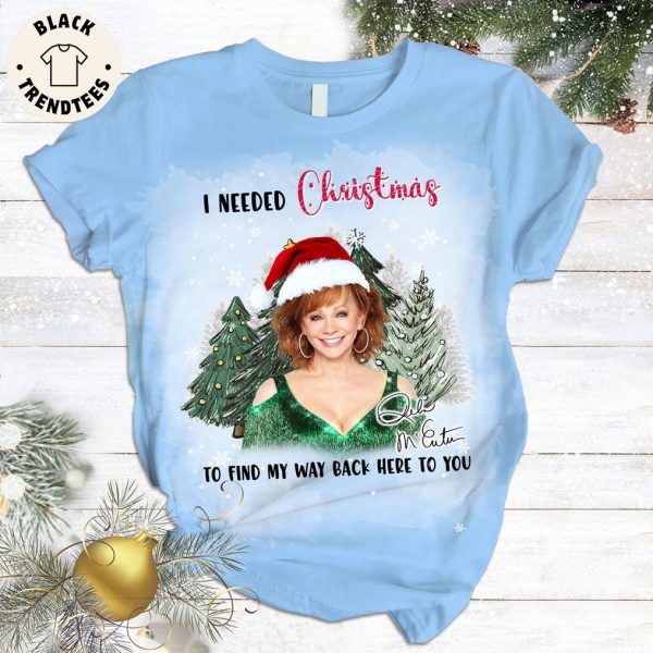 I Needed Christmas Portrait Design Pajamas Set