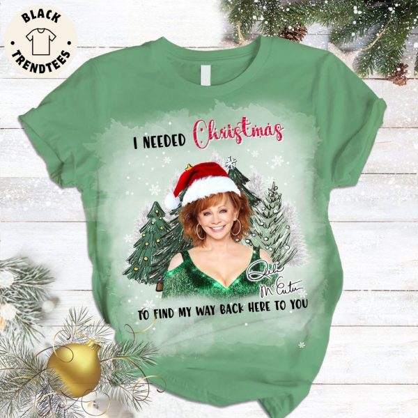 I Needed Christmas Portrait Design Pajamas Set