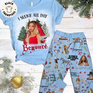 I Sleigh All Day Beyonce Christmas Portrait Design Pajamas Set