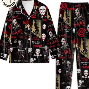 I Want to Play A Game Live Or Die Halloween Pijamas Set