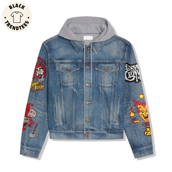 Insane Clown Posse Ghostly Design Hooded Denim Jacket