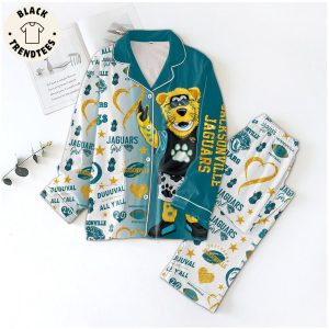 Jacksonville Jaguars Girl Bears Design Pajamas Set