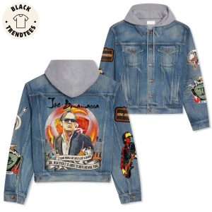 Joe Bonamassa -Blues Deluxe Lyrics Portrait Design Hooded Denim Jacket