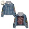 Just Remember its Not Just Santa Who Holds The Keys To A Magieal Factory Design Hooded Denim Jacket