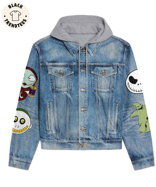 Kampai Minion Halloween Design Hooded Denim Jacket